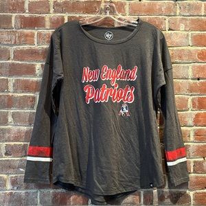 Softest New England Patriots Long Sleeve T Shirt S/P